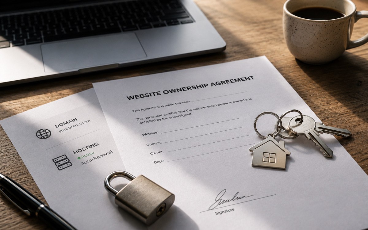 A set of house keys resting on a contract document