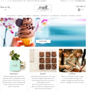 melt chocolates updated homepage